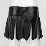 Cool Men's Gladiator Skirt With Buckles / Black Male Erotic Skirt For Sex And Rolle-Games - EVE's SECRETS
