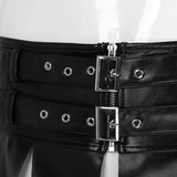 Cool Men's Gladiator Skirt With Buckles / Black Male Erotic Skirt For Sex And Rolle-Games - EVE's SECRETS