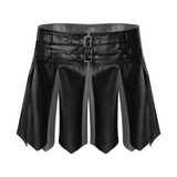 Cool Men's Gladiator Skirt With Buckles / Black Male Erotic Skirt For Sex And Rolle-Games - EVE's SECRETS