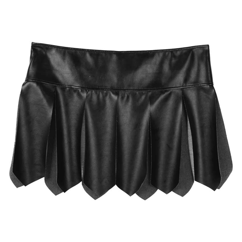 Cool Men's Gladiator Skirt With Buckles / Black Male Erotic Skirt For Sex And Rolle-Games - EVE's SECRETS