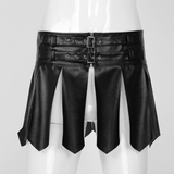 Cool Men's Gladiator Skirt With Buckles / Black Male Erotic Skirt For Sex And Rolle-Games - EVE's SECRETS