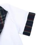 Cosplay School Girl Costume / Crop Top With Plaid Mini Skirt / Role-Play Sexy Set For Women - EVE's SECRETS