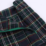 Cosplay School Girl Costume / Crop Top With Plaid Mini Skirt / Role-Play Sexy Set For Women - EVE's SECRETS