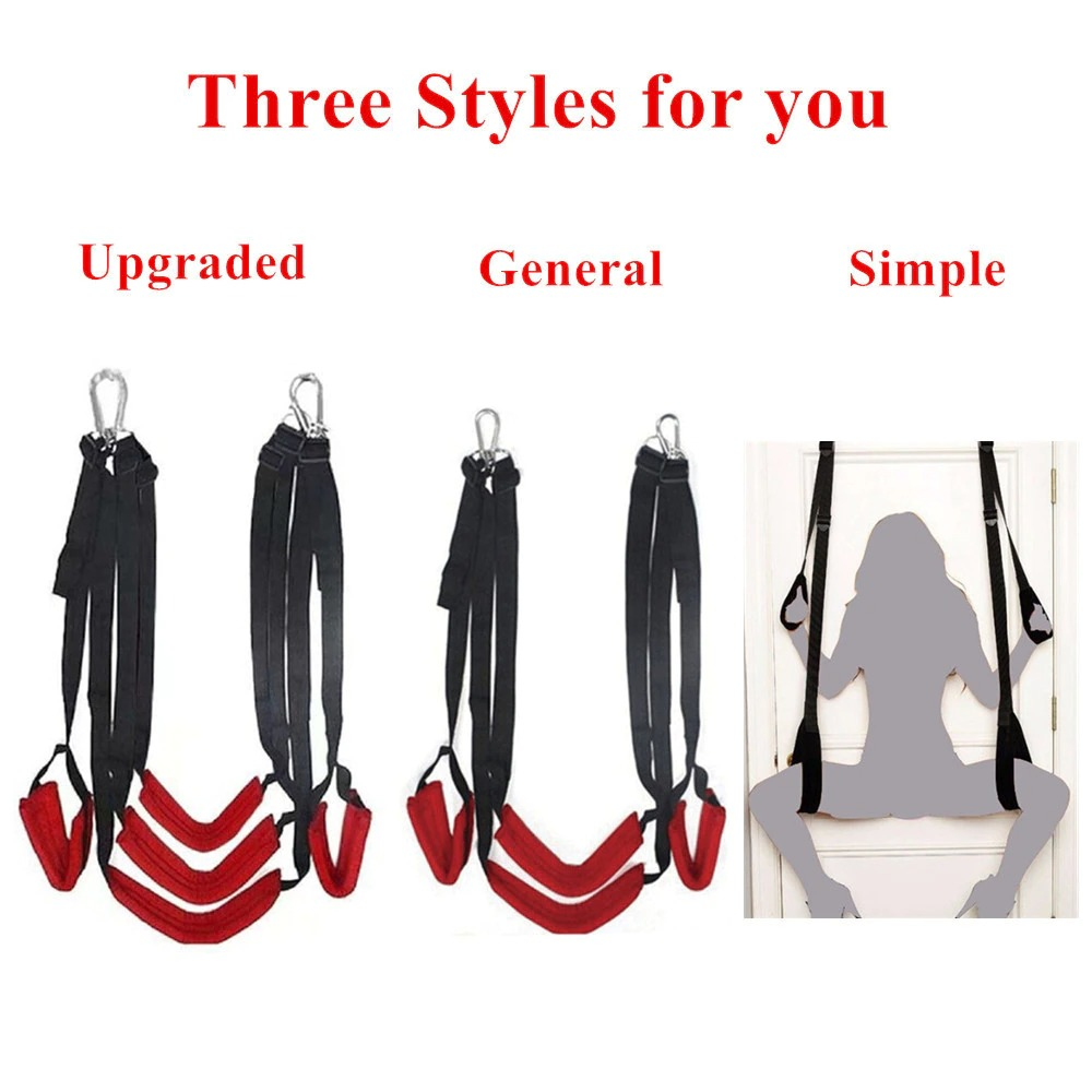 Couples Sex Toys BDSM Bondage Set / Hanging Door Soft Sex Swing Toys For Women and Men - EVE's SECRETS