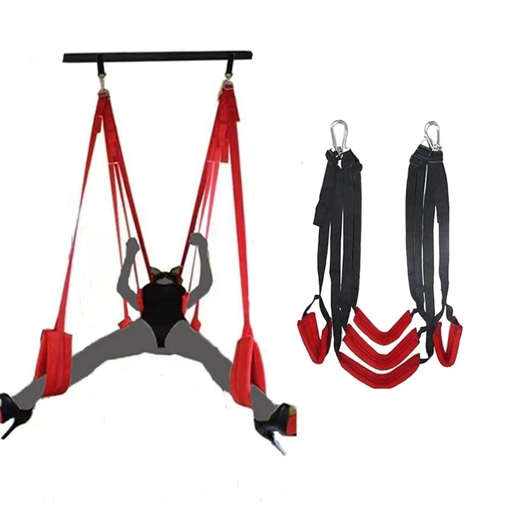 Couples Sex Toys BDSM Bondage Set / Hanging Door Soft Sex Swing Toys For Women and Men - EVE's SECRETS