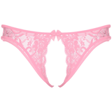 Crotchless T-back Gay Panties With Floral Prind and Lace / Hollow Out Homme Thong Male Underpants - EVE's SECRETS