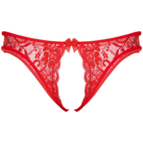 Crotchless T-back Gay Panties With Floral Prind and Lace / Hollow Out Homme Thong Male Underpants - EVE's SECRETS