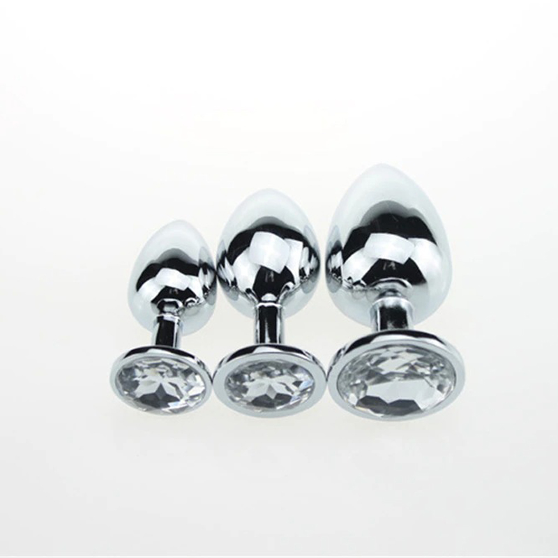 Crystal Anal Butt Plug for Adult / Unisex Stainless Steel Prostate Massage Sex Toy - EVE's SECRETS