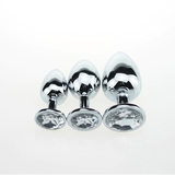 Crystal Anal Butt Plug for Adult / Unisex Stainless Steel Prostate Massage Sex Toy - EVE's SECRETS
