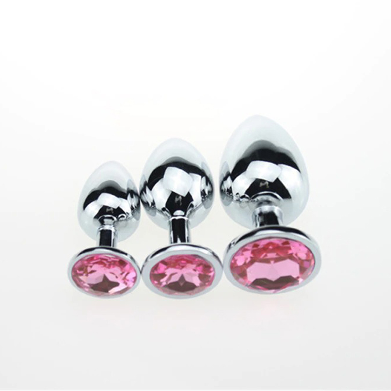 Crystal Anal Butt Plug for Adult / Unisex Stainless Steel Prostate Massage Sex Toy - EVE's SECRETS