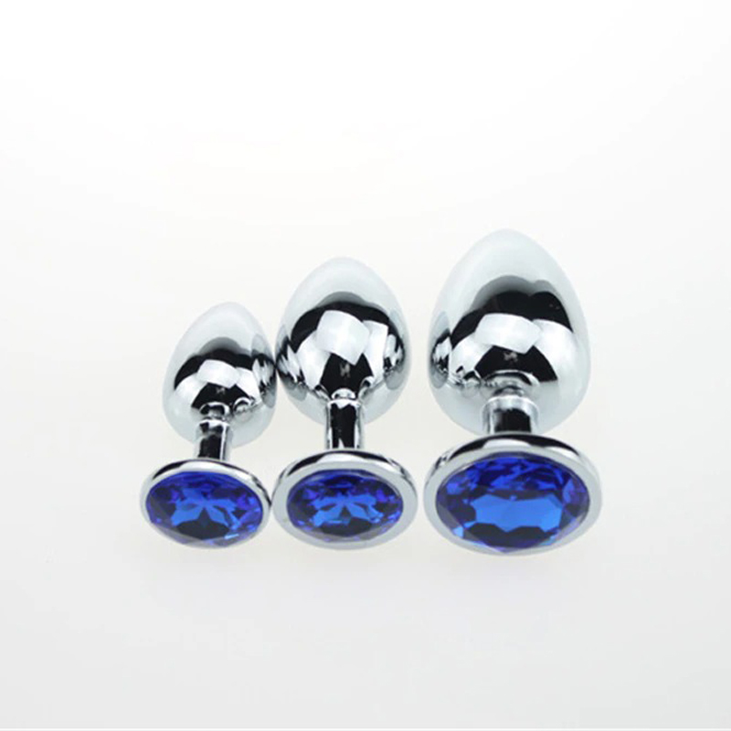 Crystal Anal Butt Plug for Adult / Unisex Stainless Steel Prostate Massage Sex Toy - EVE's SECRETS