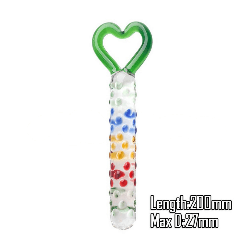 Crystal Anal Dildo / Large Butt Plug / Female Multicolor Dildo Masturbator - EVE's SECRETS