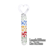 Crystal Anal Dildo / Large Butt Plug / Female Multicolor Dildo Masturbator - EVE's SECRETS
