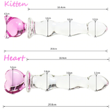 Crystal Glass Dildo for Women / Anal Butt Plug Vibrator Beads / Adult Sex Penis - EVE's SECRETS
