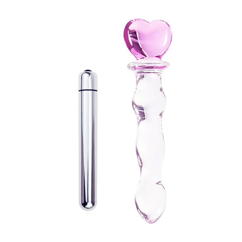 Crystal Glass Dildo for Women / Anal Butt Plug Vibrator Beads / Adult Sex Penis - EVE's SECRETS