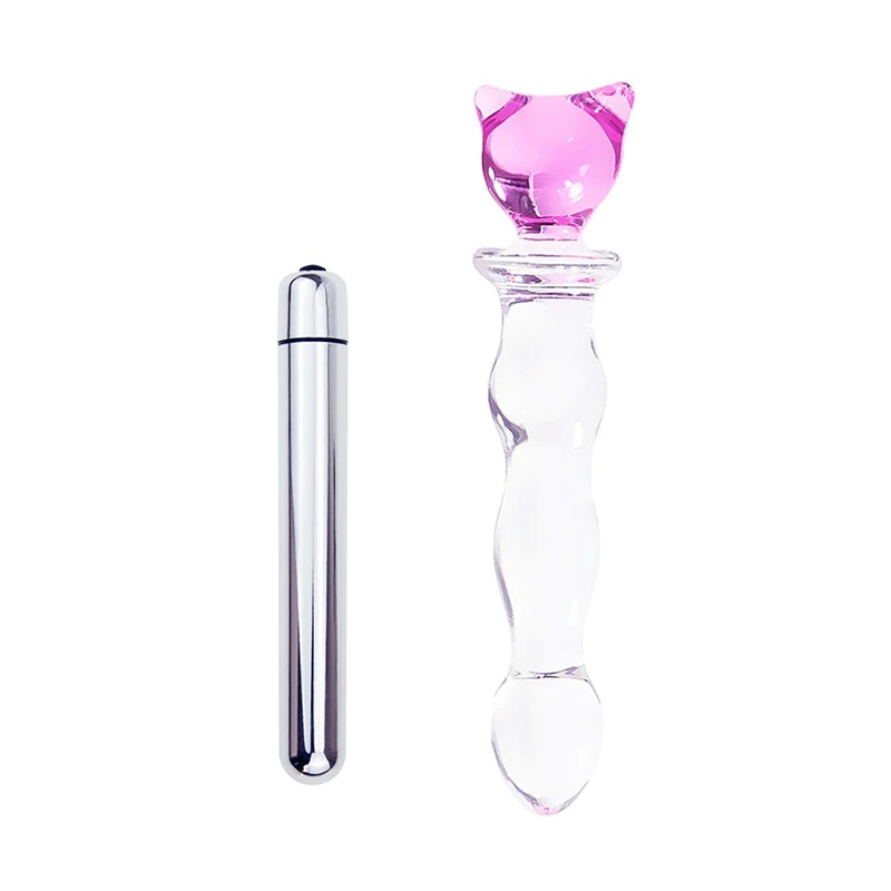 Crystal Glass Dildo for Women / Anal Butt Plug Vibrator Beads / Adult Sex Penis - EVE's SECRETS