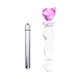 Crystal Glass Dildo for Women / Anal Butt Plug Vibrator Beads / Adult Sex Penis - EVE's SECRETS