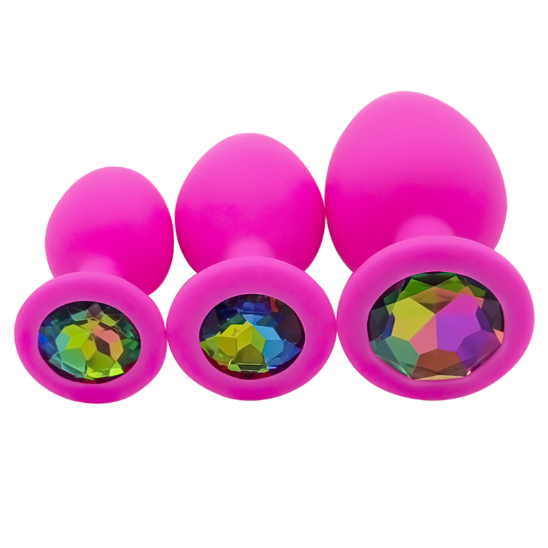 Crystal Butt Plug For Men And Women / Silicone Anal Plugs / Colorful Sex Toy Massager - EVE's SECRETS