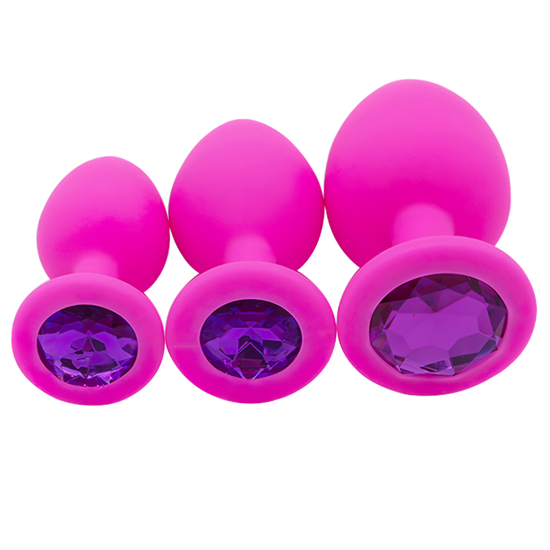 Crystal Butt Plug For Men And Women / Silicone Anal Plugs / Colorful Sex Toy Massager - EVE's SECRETS