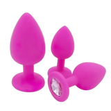Crystal Butt Plug For Men And Women / Silicone Anal Plugs / Colorful Sex Toy Massager - EVE's SECRETS