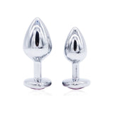 Crystal Jewelry Heart Stainless Steel Butt Plug Dildo / Bullet Vibrator Anal Plug Sex Toys - EVE's SECRETS
