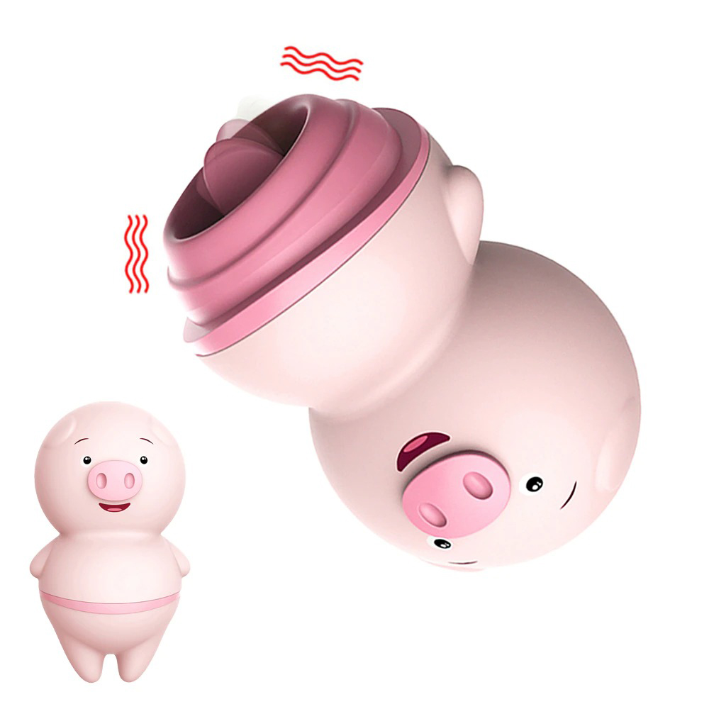 Cute Pig Shape Sucking Vibrator / Women Clitoris Sucker / Adult Erotic Anal Nipple - EVE's SECRETS