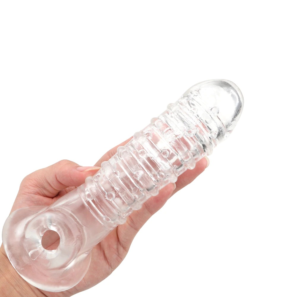 Delayed Ejaculation Reusable Penis Sleeve / Penis Extenders in Two Variants - EVE's SECRETS
