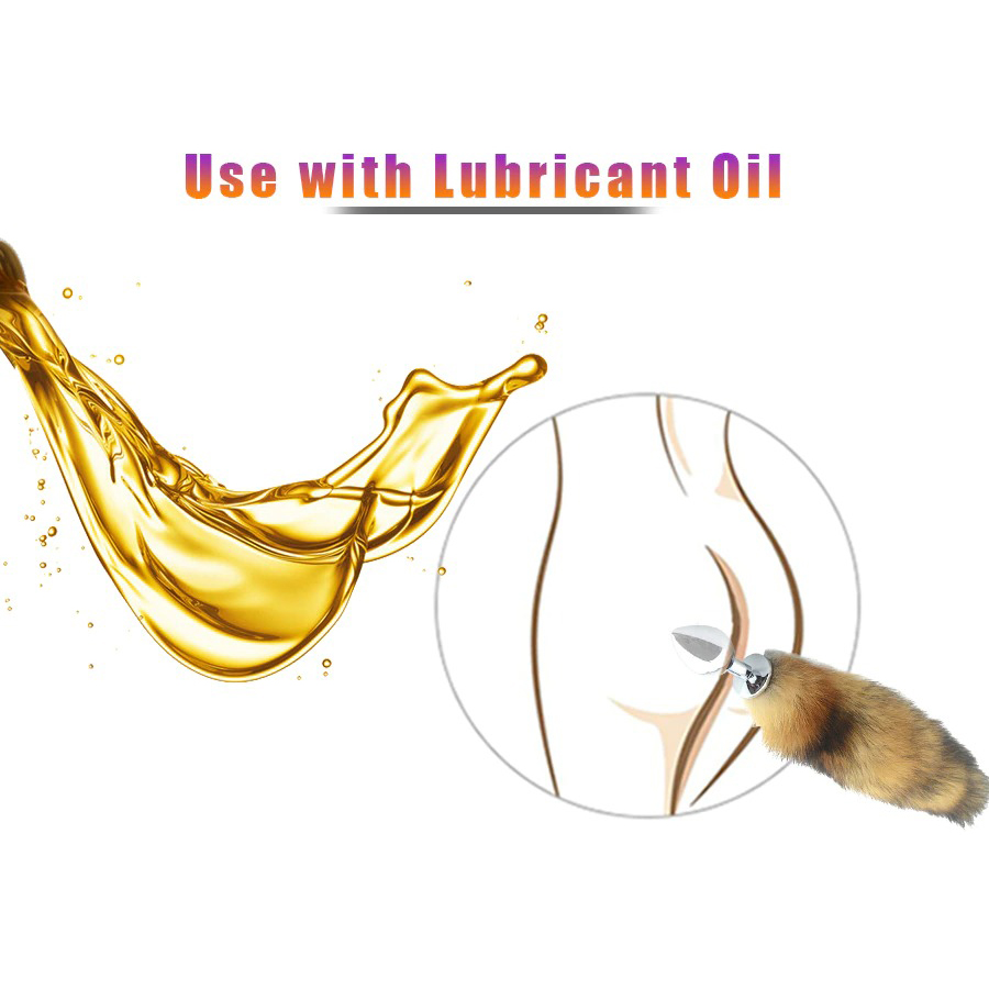Detachable Anal Plug With Real Fox Tail / Smooth Touch Metal Butt Plug / Sex Toys for Women - EVE's SECRETS