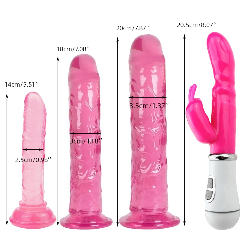 Dildo Rabbit Vibrator for Women / Adult Clitoris Vibrator / Female Erotic Realistic Penis - EVE's SECRETS