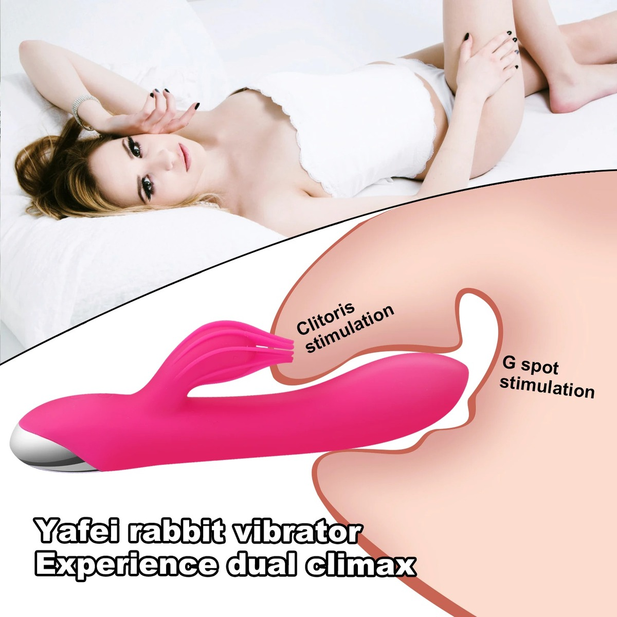 Dildo Rabbit Vibrator G-Spot Stimulation / Sex Toys For Women / Female Goods for Adults - EVE's SECRETS