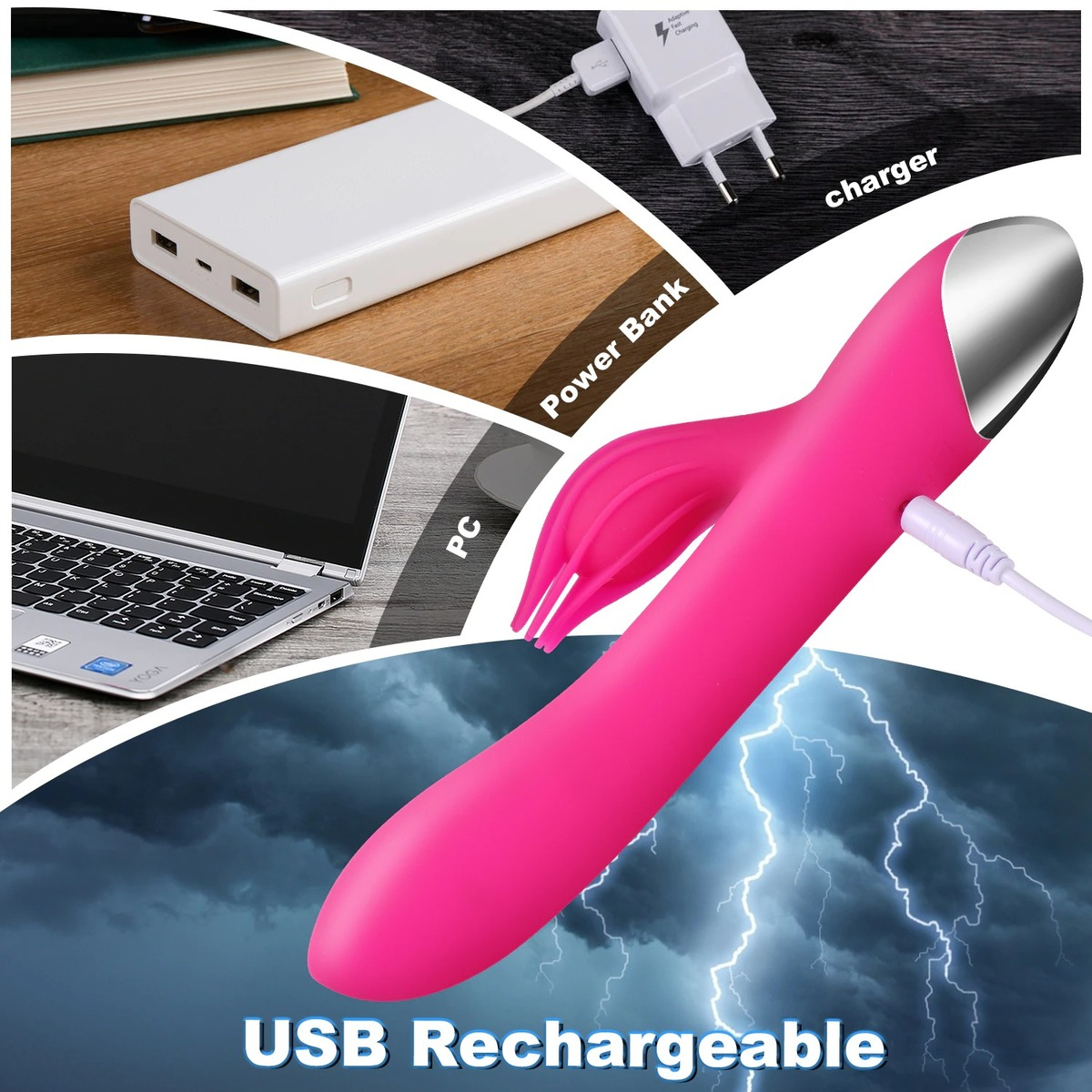 Dildo Rabbit Vibrator G-Spot Stimulation / Sex Toys For Women / Female Goods for Adults - EVE's SECRETS