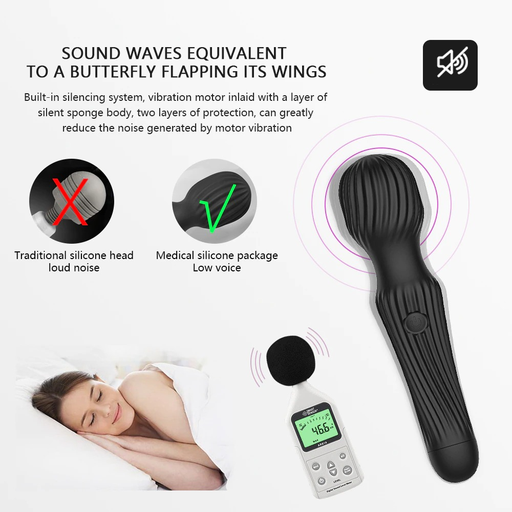 Dildo Vibrator Sex Toys for Women / Magic Wand G-Spot Stimulator / Adult Silicone Clitoris Stimulator - EVE's SECRETS
