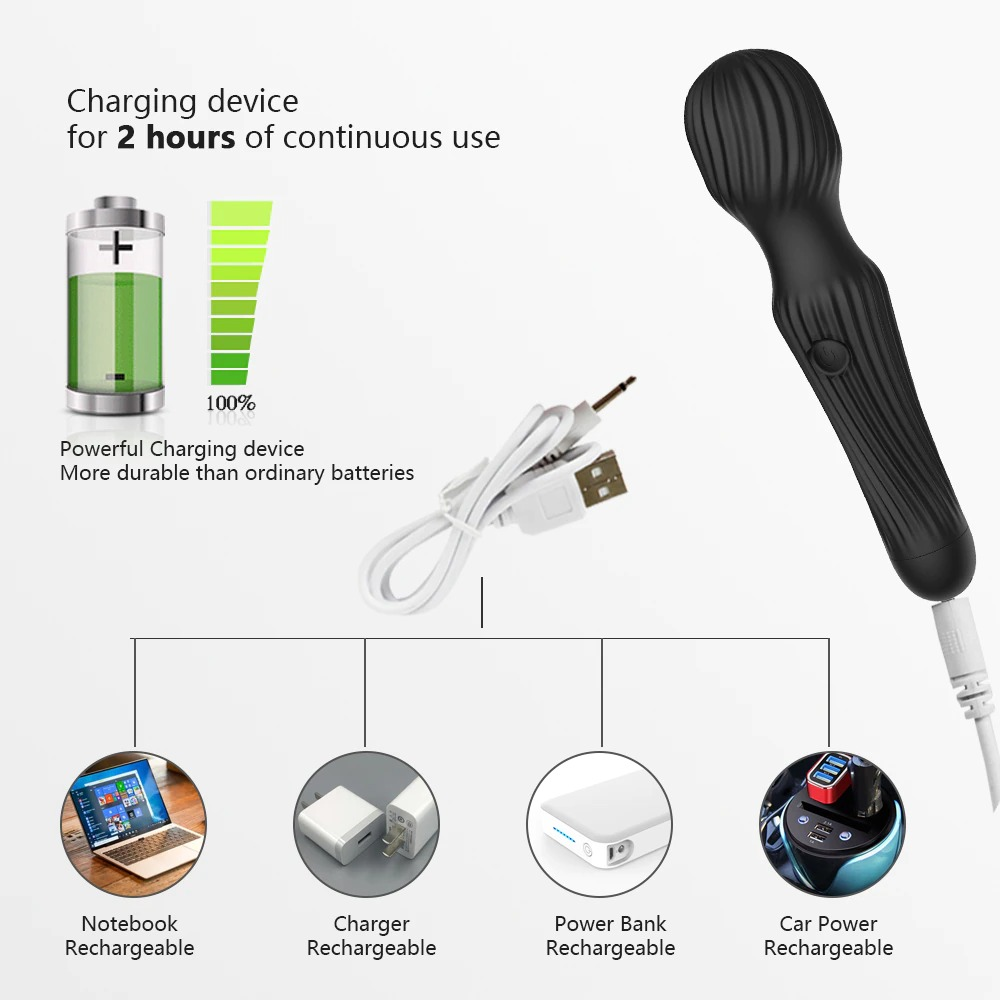 Dildo Vibrator Sex Toys for Women / Magic Wand G-Spot Stimulator / Adult Silicone Clitoris Stimulator - EVE's SECRETS