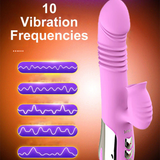Dildo Vibrator with Mouth Sucking / Clitoris Stimulator with Heating Function - EVE's SECRETS