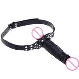 Double-Ended Dildo-Gag / Mouth Strapon / BDSM Sex Toys for Couples - EVE's SECRETS