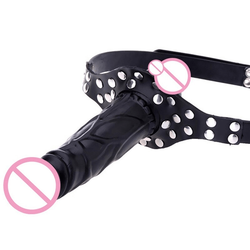 Double-Ended Dildo-Gag / Mouth Strapon / BDSM Sex Toys for Couples - EVE's SECRETS