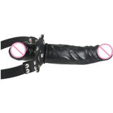 Double-Ended Dildo Gag Head for Women / Adult Strapon Mouth / Ladies Sex Toy BDSM Bondage - EVE's SECRETS