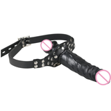 Double-Ended Dildo Gag Head for Women / Adult Strapon Mouth / Ladies Sex Toy BDSM Bondage - EVE's SECRETS