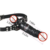 Double-Ended Dildo Gag Head for Women / Adult Strapon Mouth / Ladies Sex Toy BDSM Bondage - EVE's SECRETS