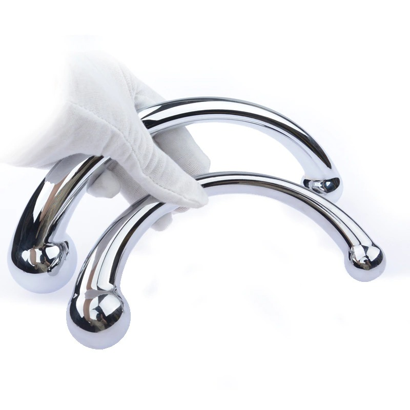 Double Ended Stainless Steel Dildo / Adult Unisex Anal Dildo Stimulator - EVE's SECRETS