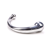 Double Ended Stainless Steel Dildo / Adult Unisex Anal Dildo Stimulator