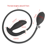Double-Layer Silicone Inflatable Huge Anal Dildo / Anus Prostate Massager / Expandable Butt Plug - EVE's SECRETS