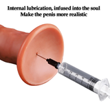 Double-layer Soft Realistic Dildo with Suction Cup / Feeling Real Skin Huge Dildo - EVE's SECRETS