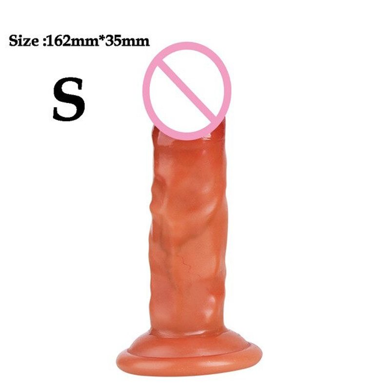 Double-layer Soft Realistic Dildo with Suction Cup / Feeling Real Skin Huge Dildo - EVE's SECRETS