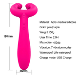 Double Penetration Clitoris Stimulator / Adult Penis Vibrator / Unisex Anal Butt Plug - EVE's SECRETS