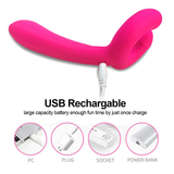 Double Penetration Clitoris Stimulator / Adult Penis Vibrator / Unisex Anal Butt Plug - EVE's SECRETS