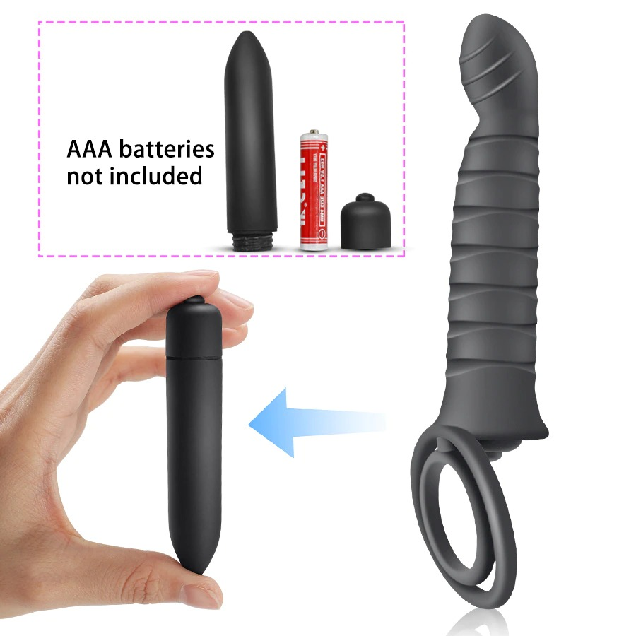 Adult Double Penetration Dildo Vibrator / Men Strap-On Penis Sex Toy for Couples - EVE's SECRETS