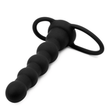 Double Penetration Silicone Anal Beads / Adult Vibrator Strapon Dildo - EVE's SECRETS
