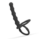 Double Penetration Silicone Anal Beads / Adult Vibrator Strapon Dildo - EVE's SECRETS