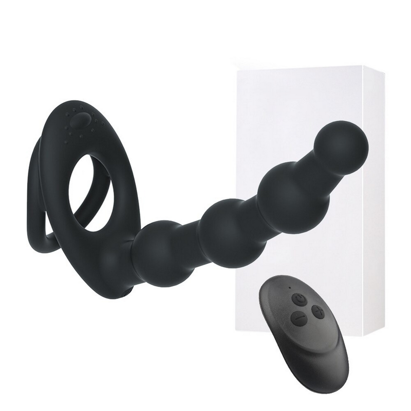 Double Penetration Strap On Anal Vibrator For Couples / Anus Plug G-Spot Dildo Vibrator - EVE's SECRETS